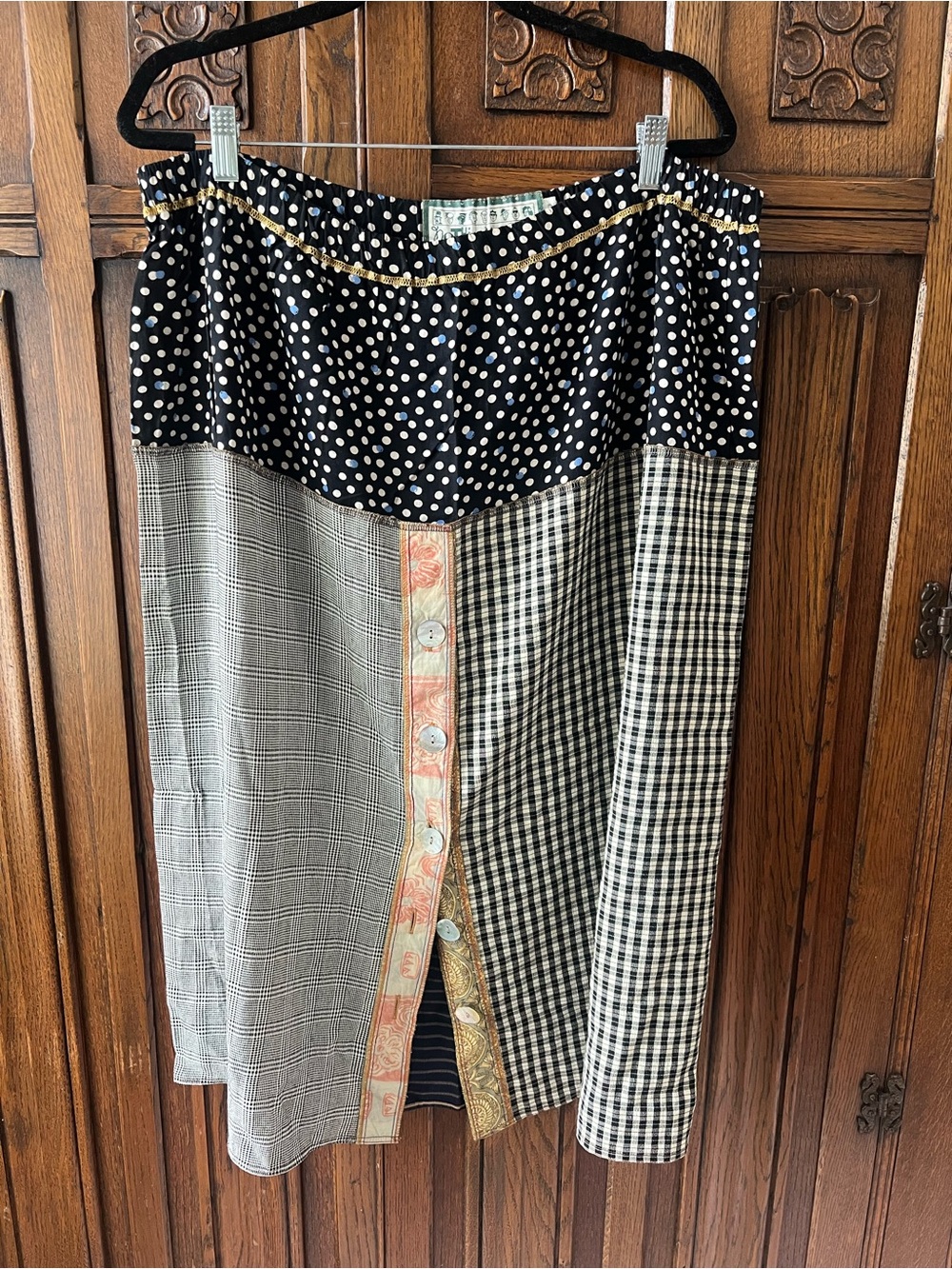 Nothing Matches Funky Artistic Downtown Girl Skirt